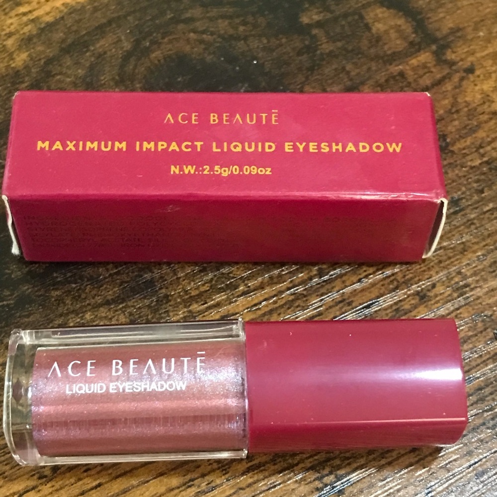 Ace Beauté Liquid Eyeshadow - Shimmery Rose Mauve
